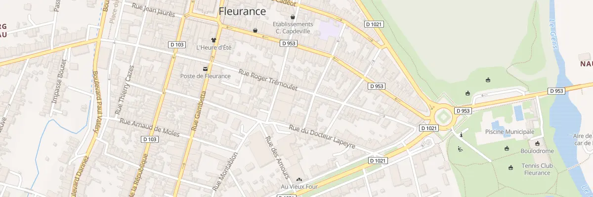 Plan du 29 Rue Roger Trémoulet à Fleurance