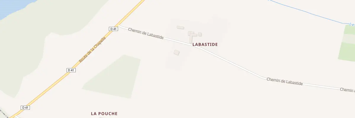 Plan du 10 Labastide à Péguilhan