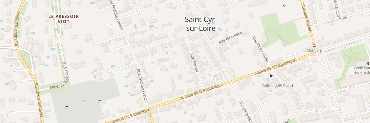 Plan du 16 Rue Sarrail à Saint-Cyr-sur-Loire