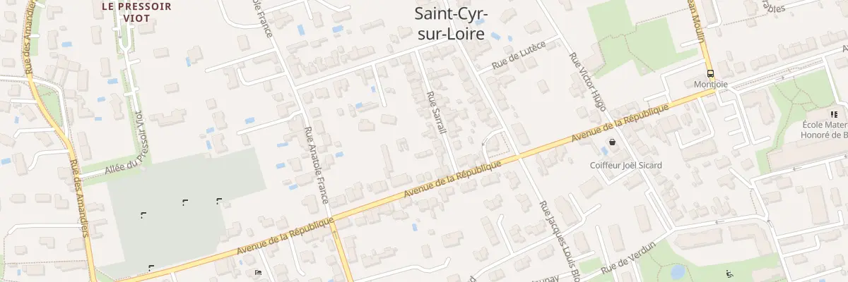 Plan du 8 Rue Sarrail à Saint-Cyr-sur-Loire