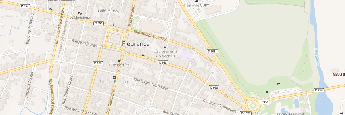 Plan du 54 Rue Jean Jaurès à Fleurance