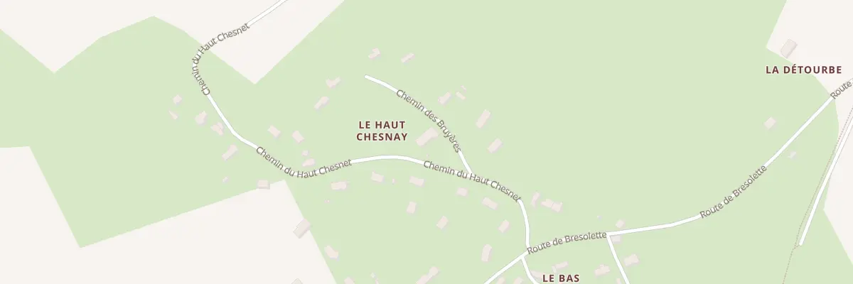 Plan du 1 Che des Bruyeres à Irai