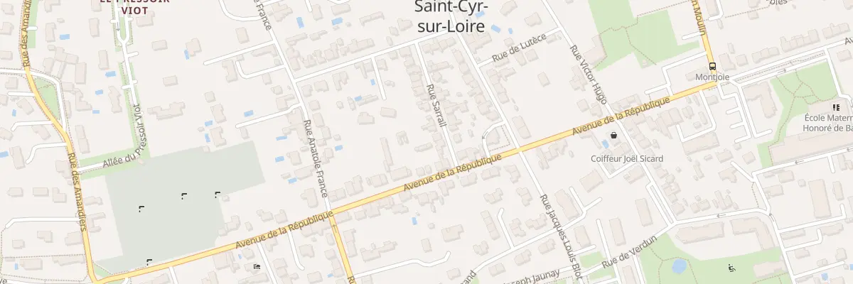 Plan du 6 Rue Sarrail à Saint-Cyr-sur-Loire
