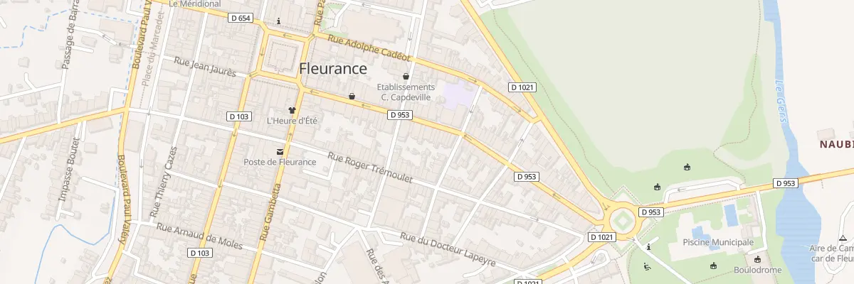 Plan du 55 Rue Jean Jaurès à Fleurance