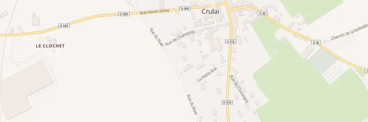 Plan du 10 Rue du Ruet à Crulai