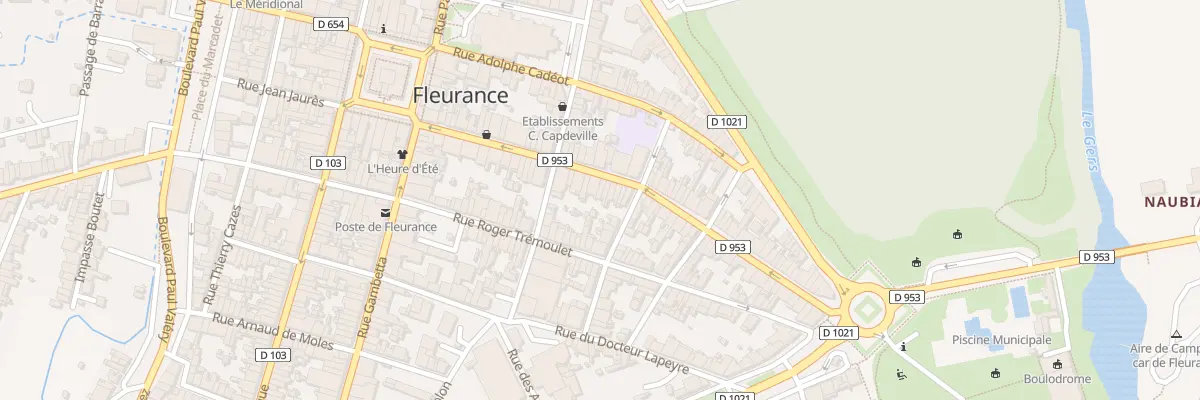 Plan du 53 Rue Jean Jaurès à Fleurance