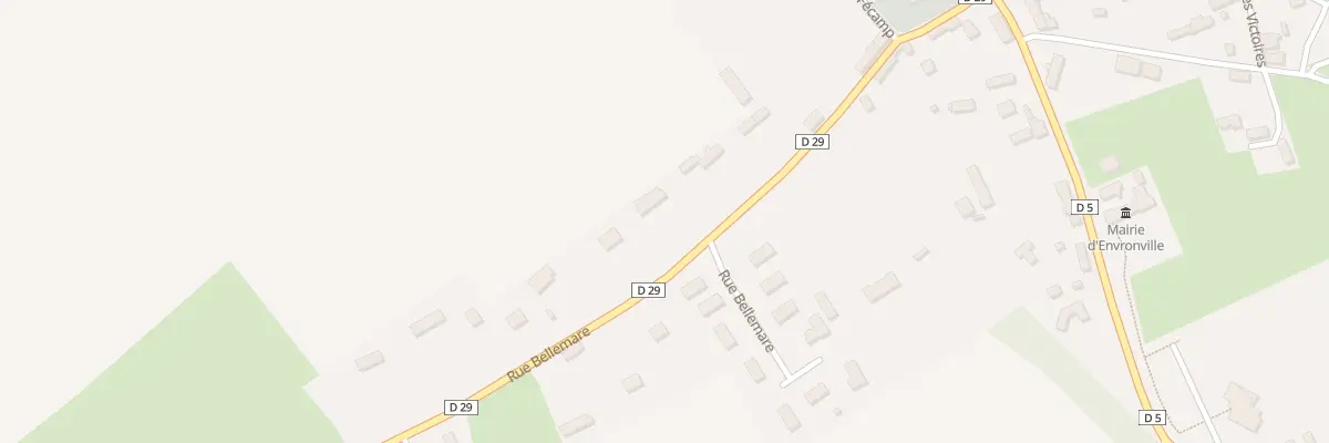 Plan du 268 Rue Bellemare à Envronville