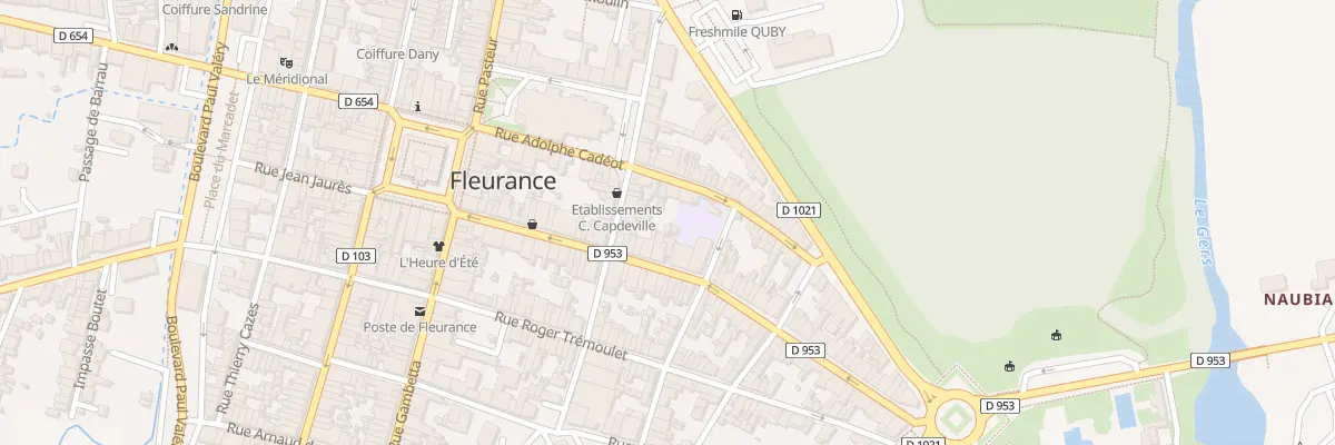 Plan du 50 Rue Jean Jaurès à Fleurance