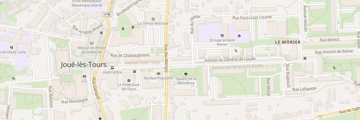 Plan du 5 Rue Ronsard à Joué-lès-Tours