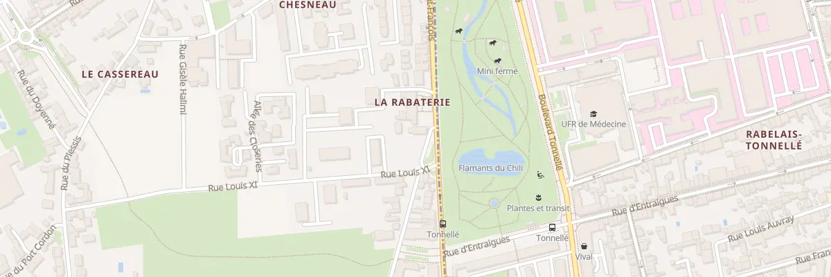 Plan du 1 Rue de la Parmentière à La Riche