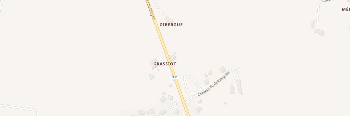 Plan du 1103 Rte d’Agen à Castelnaud-de-Gratecambe