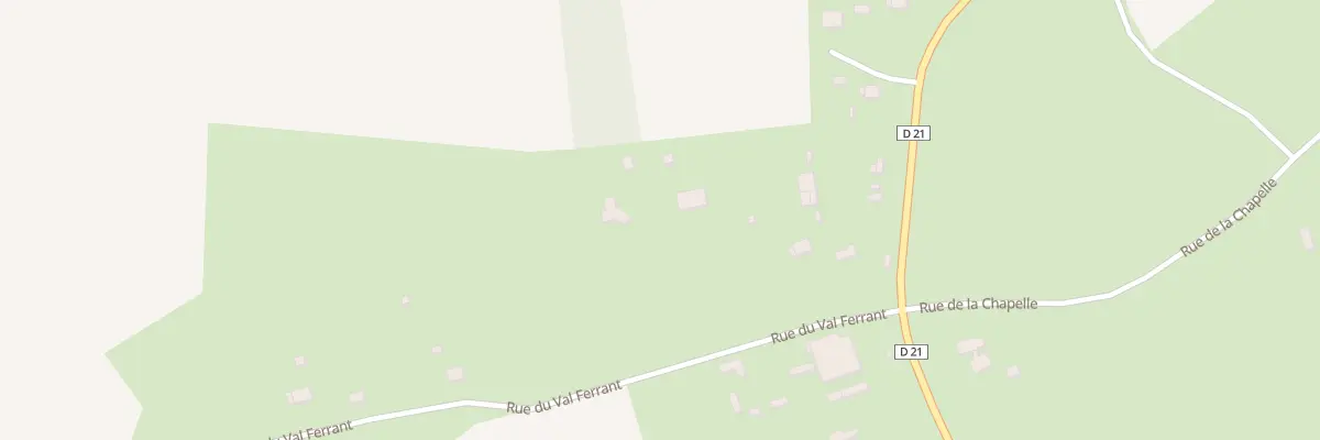 Plan du 3 Rue du Val Ferrant à Bois-Anzeray