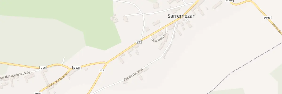Plan du 140 Rte Gaston Fébus à Sarremezan