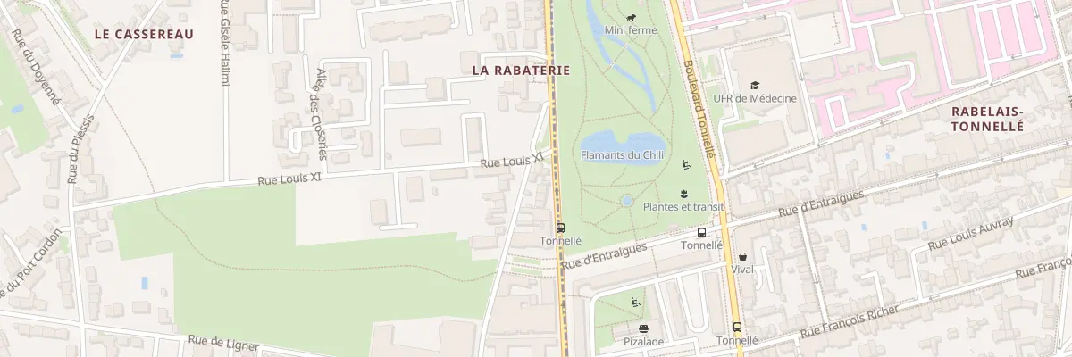 Plan du 6 Rue de la Parmentière à La Riche