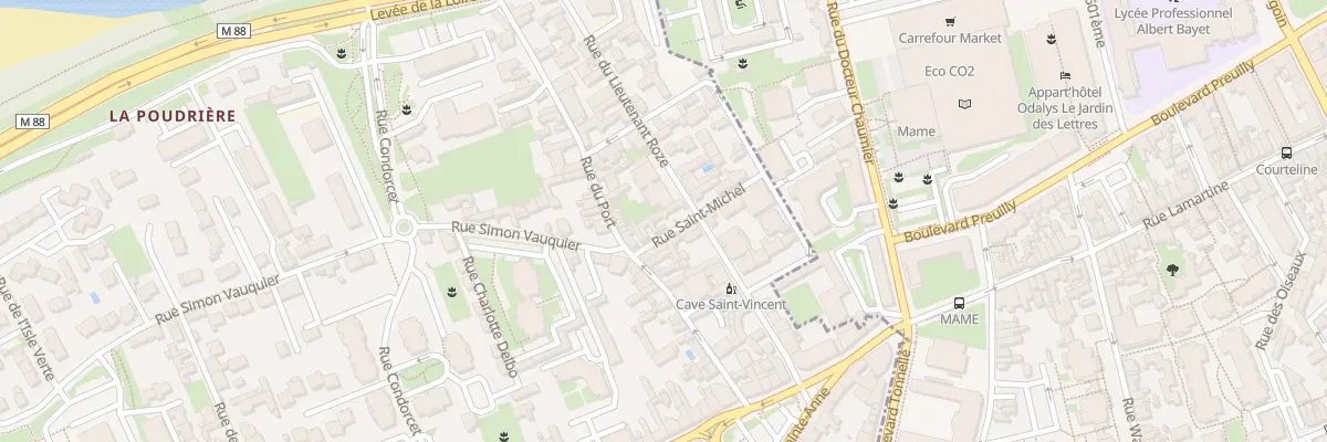 Plan du 6 Rue Saint-Michel à La Riche