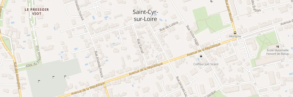 Plan du 9 Rue Sarrail à Saint-Cyr-sur-Loire