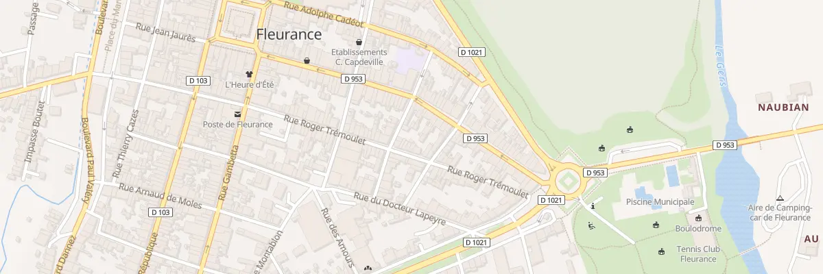 Plan du 44 Rue Roger Trémoulet à Fleurance