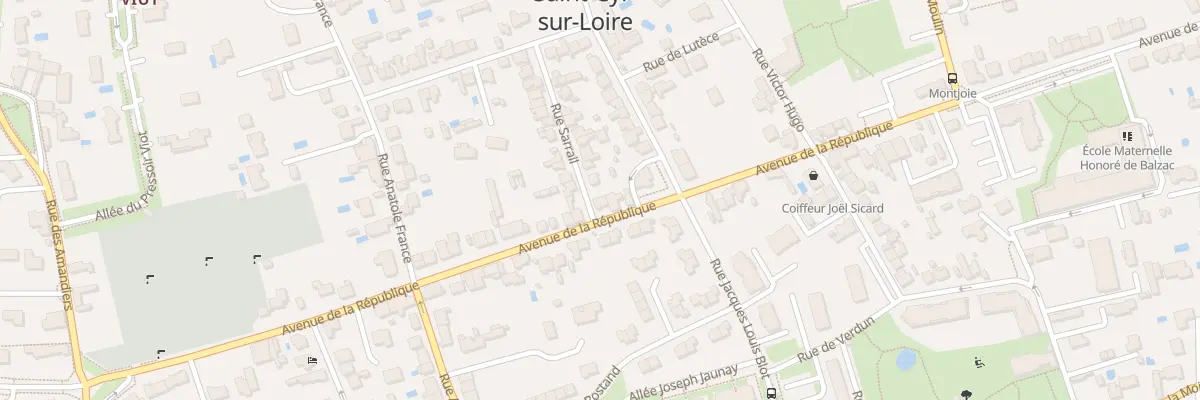 Plan du 84 Av de la République à Saint-Cyr-sur-Loire