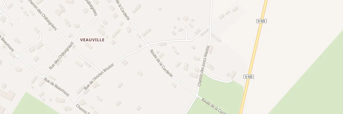 Plan du 221 Rte de la Corderie à Saint-Riquier-ès-Plains