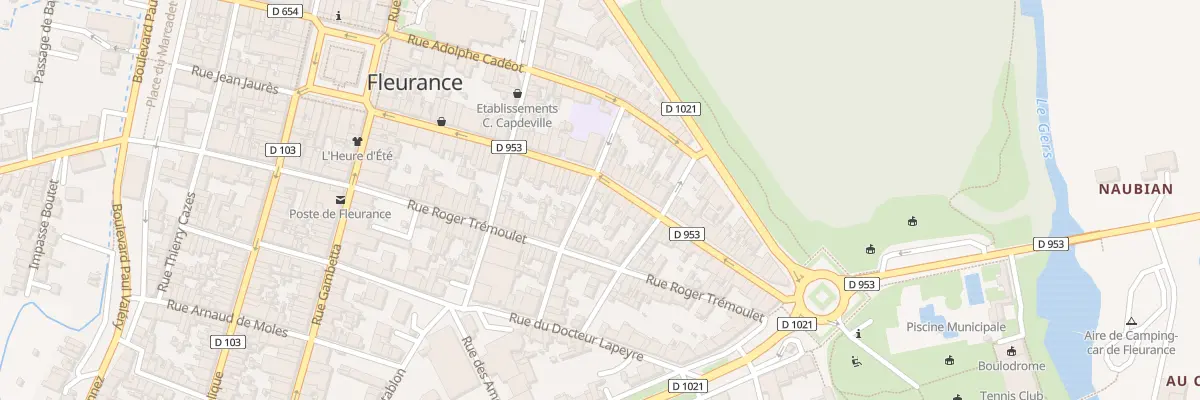 Plan du 41 Rue Jean Jaurès à Fleurance