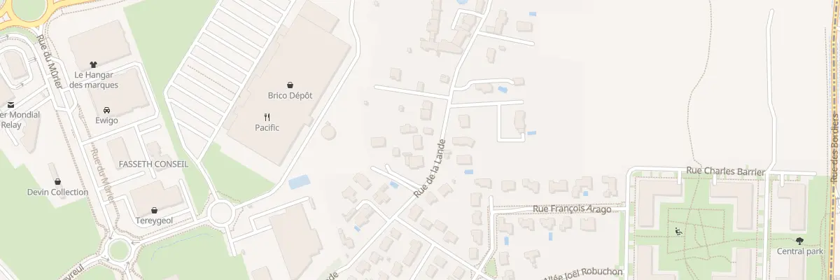 Plan du 112 Rue de la Lande à Saint-Cyr-sur-Loire