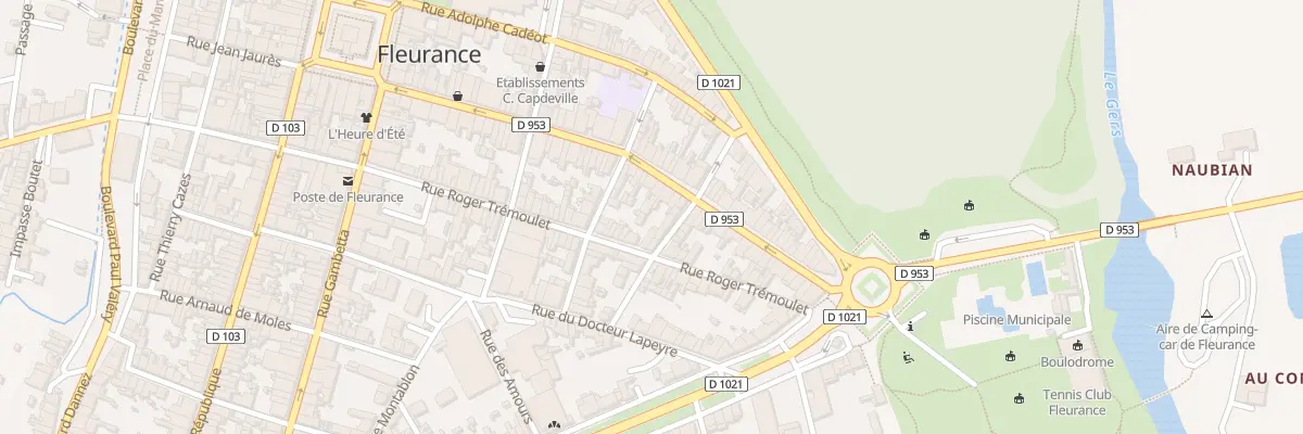 Plan du 31 Rue Jean Jaurès à Fleurance