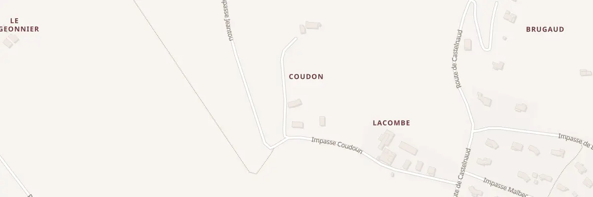 Plan du 356 Imp Coudoun à Lédat