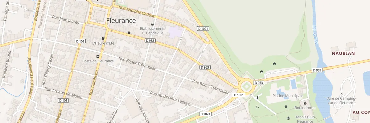 Plan du 33 Rue Jean Jaurès à Fleurance