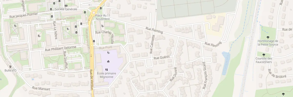 Plan du 4 Rue Calmette à Joué-lès-Tours