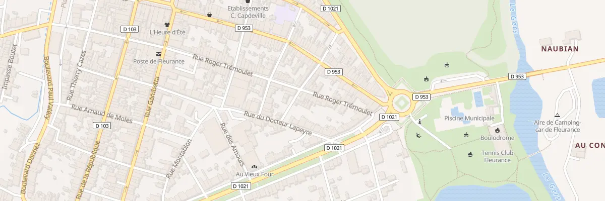 Plan du 15 Rue Roger Trémoulet à Fleurance