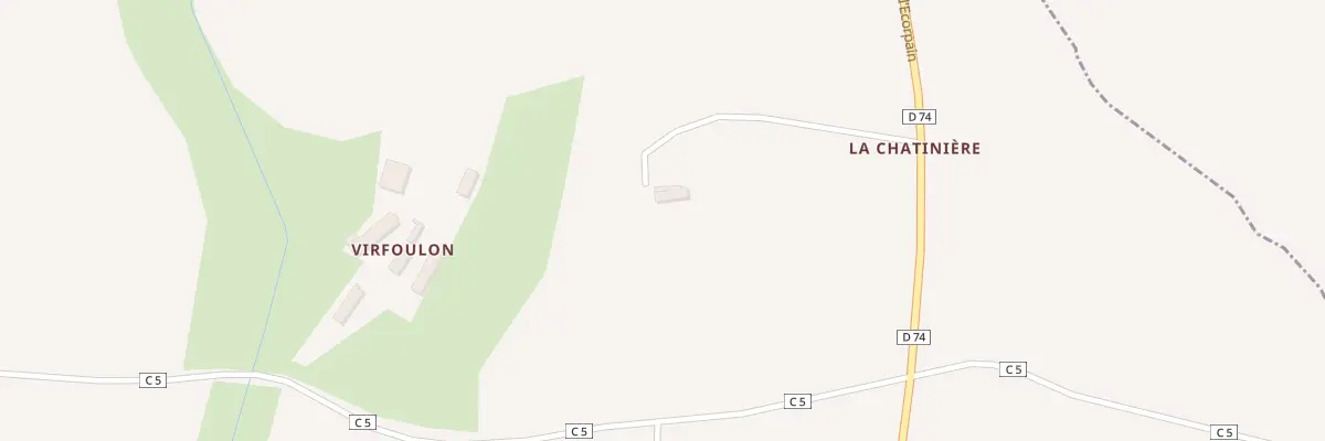 Plan du 5084 La Chatiniere à Écorpain