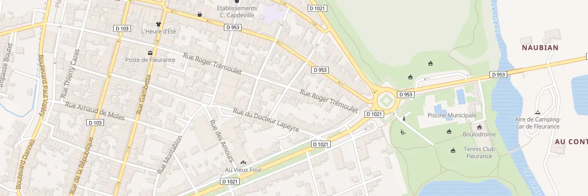 Plan du 13 Rue Roger Trémoulet à Fleurance
