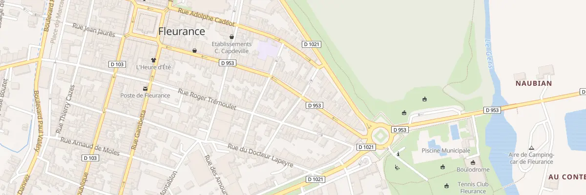 Plan du 29 Rue Jean Jaurès à Fleurance