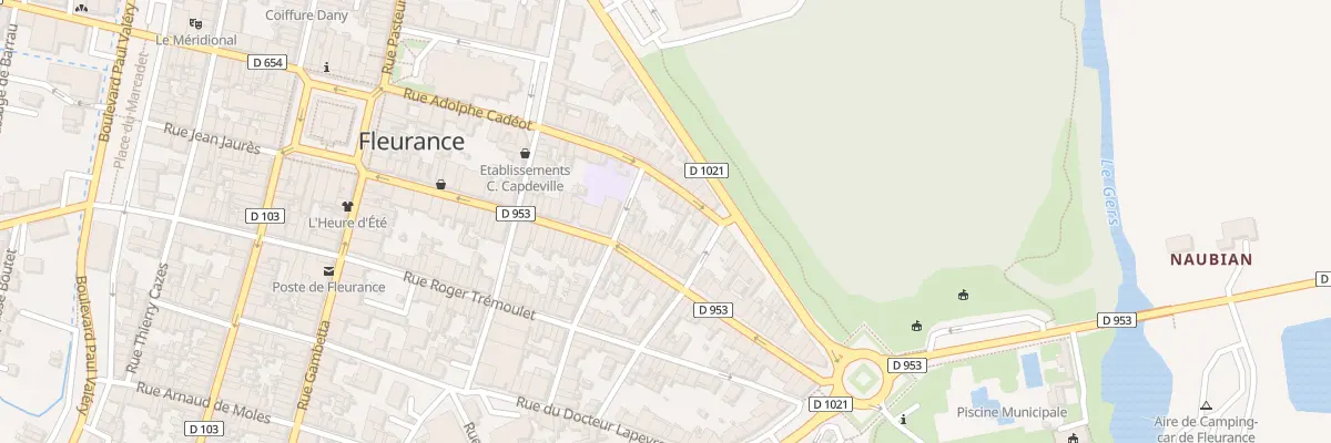 Plan du 40 Rue Jean Jaurès à Fleurance