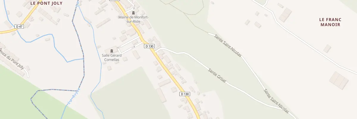 Plan du 33 Rue du Franc Manoir à Montfort-sur-Risle