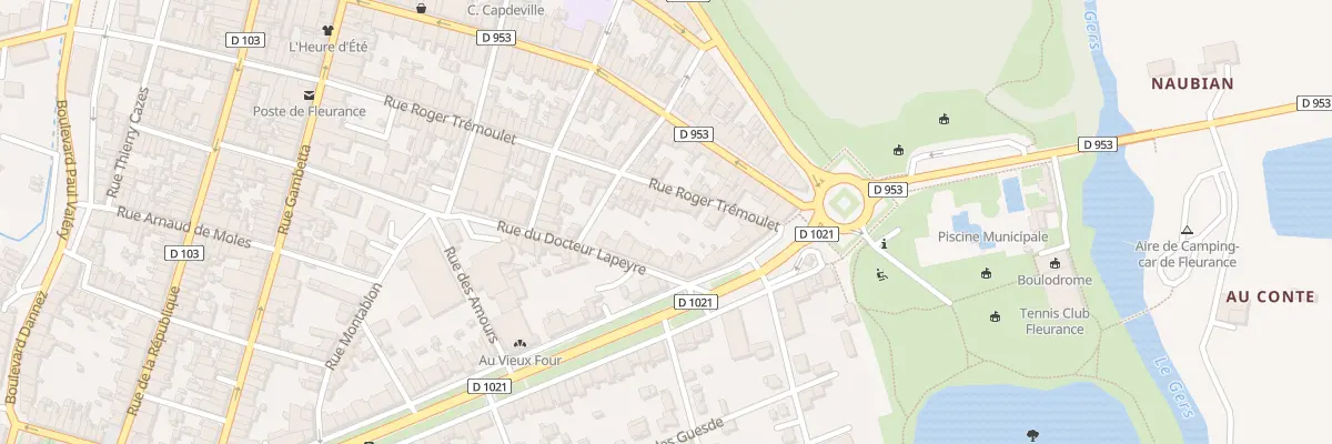 Plan du 9 Rue Roger Trémoulet à Fleurance