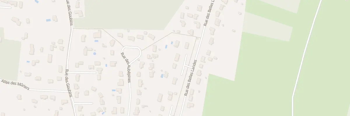 Plan du 34 Rue des Belles Landes à Monts