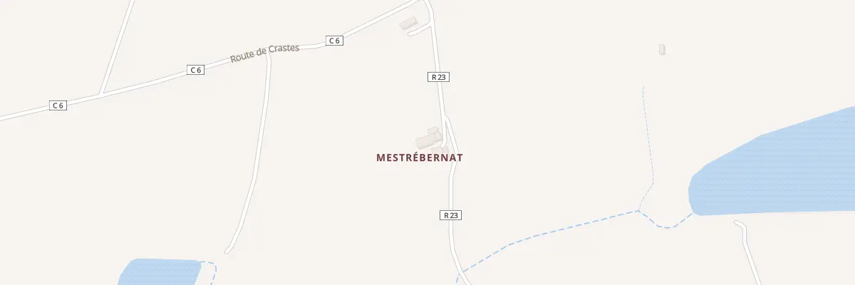 Plan du 5095 Mestrebernat à Montaut-les-Créneaux