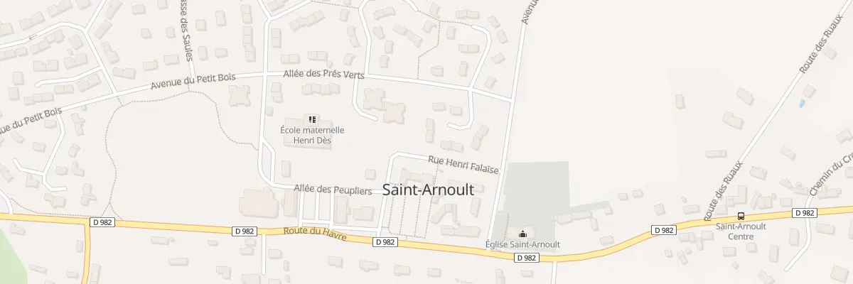 Plan du 8 All des Eglantines à Saint-Arnoult