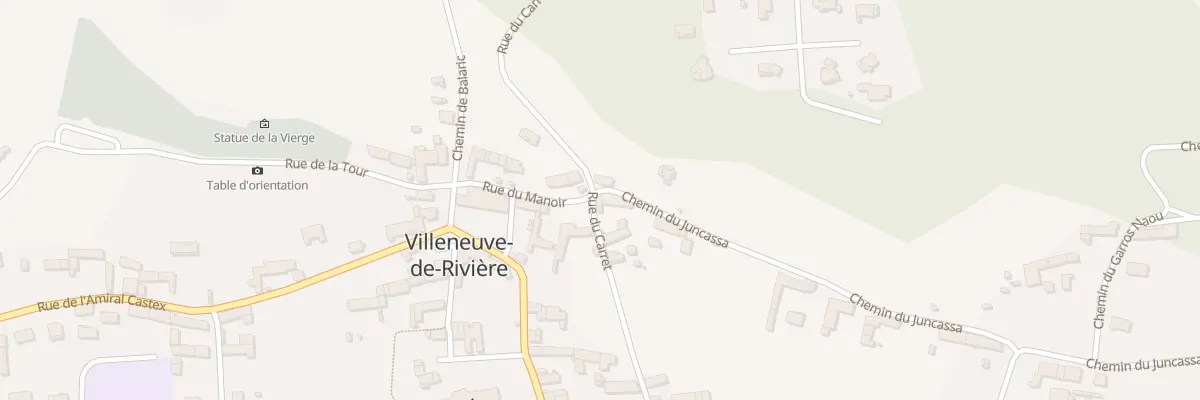 Plan du 1 Rue du Carret à Villeneuve-de-Rivière