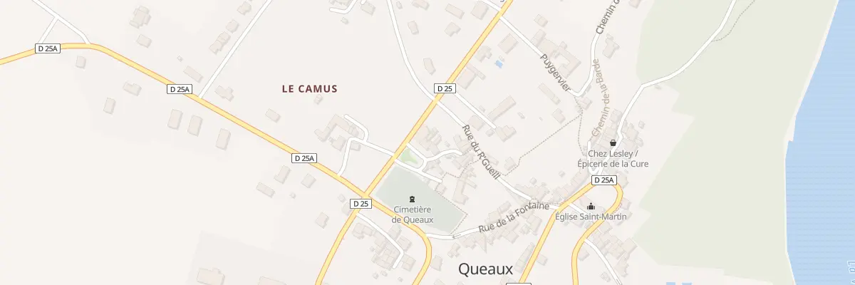 Plan du 3 La Treille à Queaux
