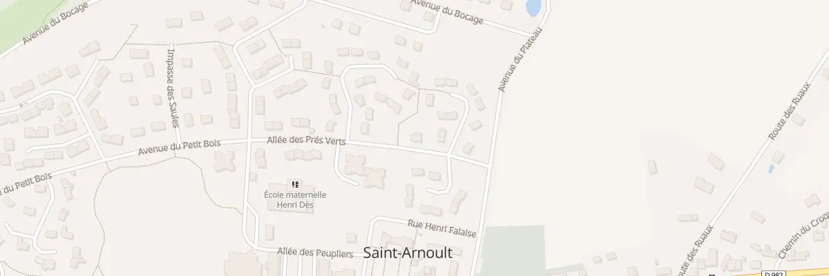 Plan du 1 All des Prés Verts à Saint-Arnoult