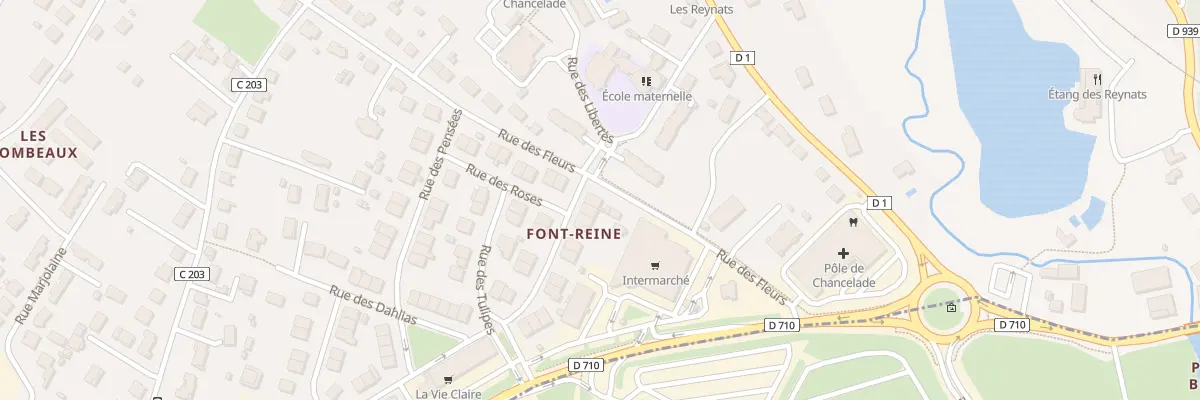 Plan du 20 Rue des Capucines à Chancelade