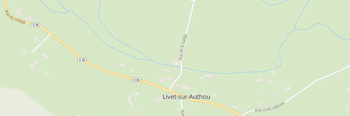 Plan du 98F Rue de la Vallee à Livet-sur-Authou