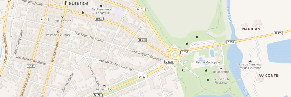 Plan du 17 Rue Jean Jaurès à Fleurance