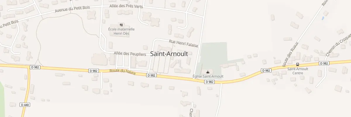 Plan du 5 Av du Plateau à Saint-Arnoult
