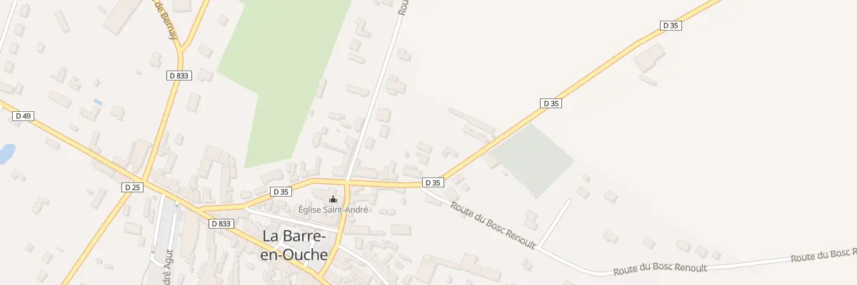 Plan du 9 Rte de la Ferriere - La Barre à Mesnil-en-Ouche