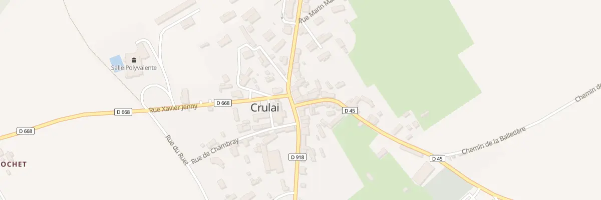 Plan du 1 Rue du Pays d’Ouche à Crulai