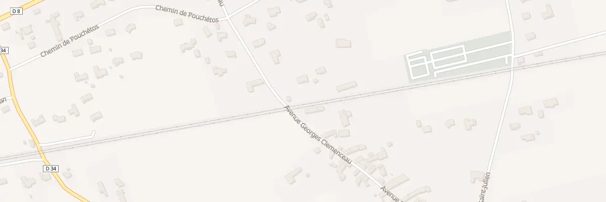 Plan du 34 Av Georges Clémenceau à Labarthe-Rivière