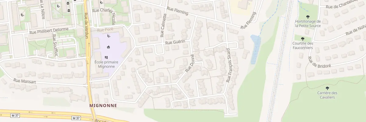 Plan du 16 Rue Donne à Joué-lès-Tours